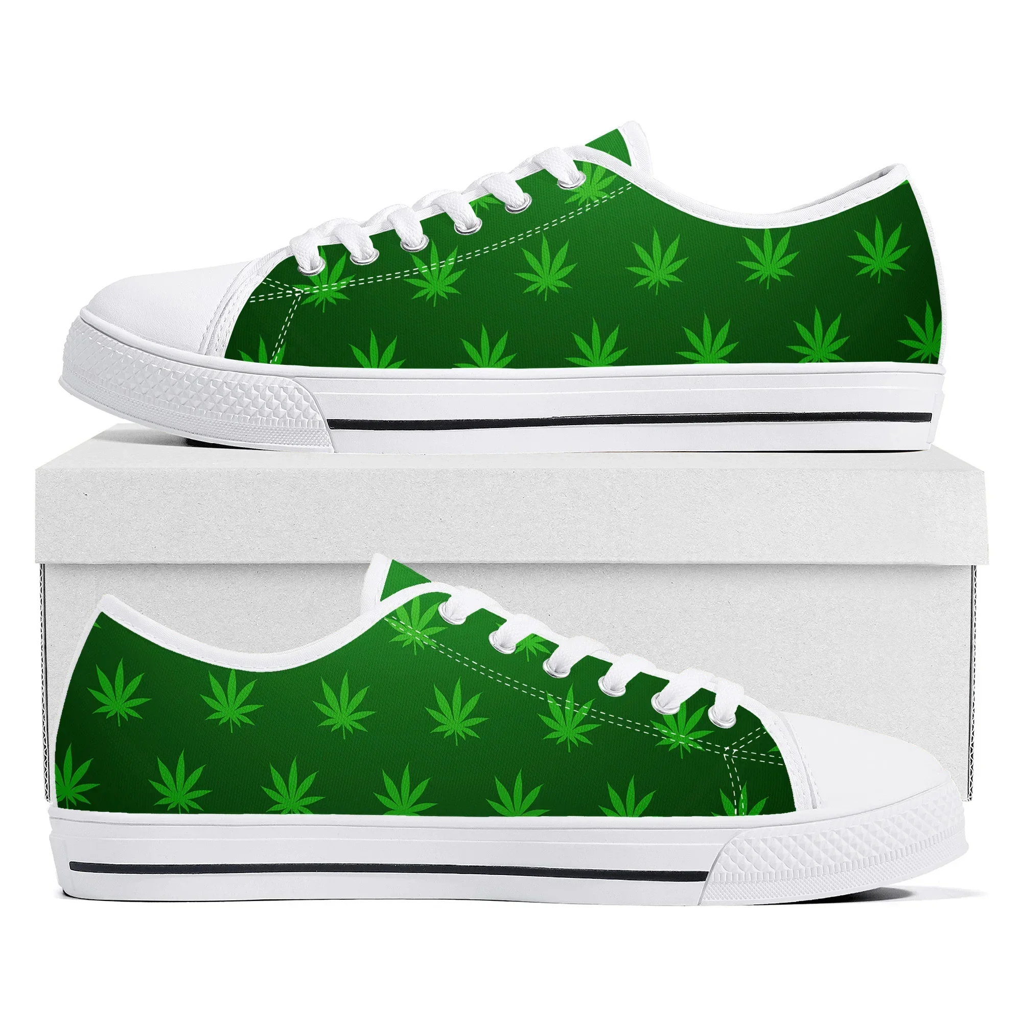 Men Shoes Yellow - Yaprak Ot Rasta Esrar Kırmızı Sarı