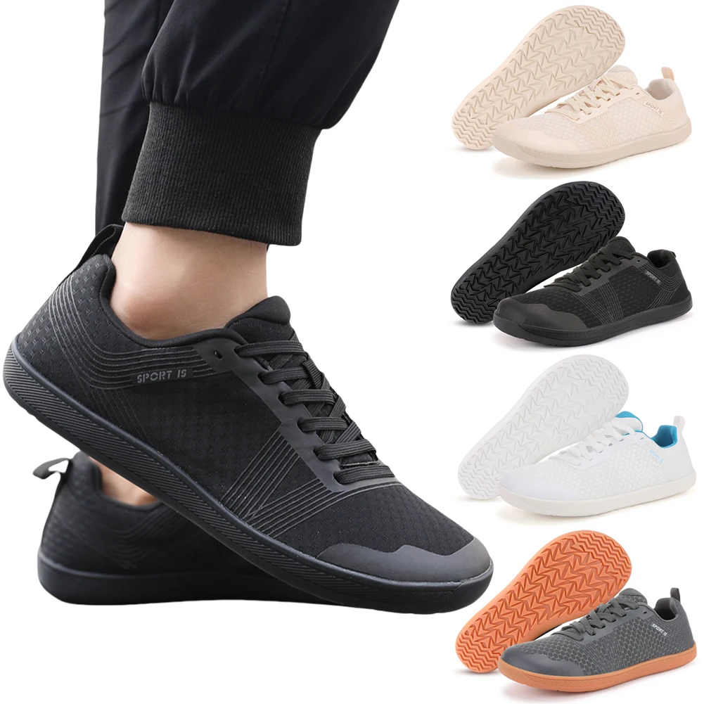 Mesh Trainer Breathable - Minimalist Yalınayak Ayakkabı Çapraz Eğitmen Ayakkabı