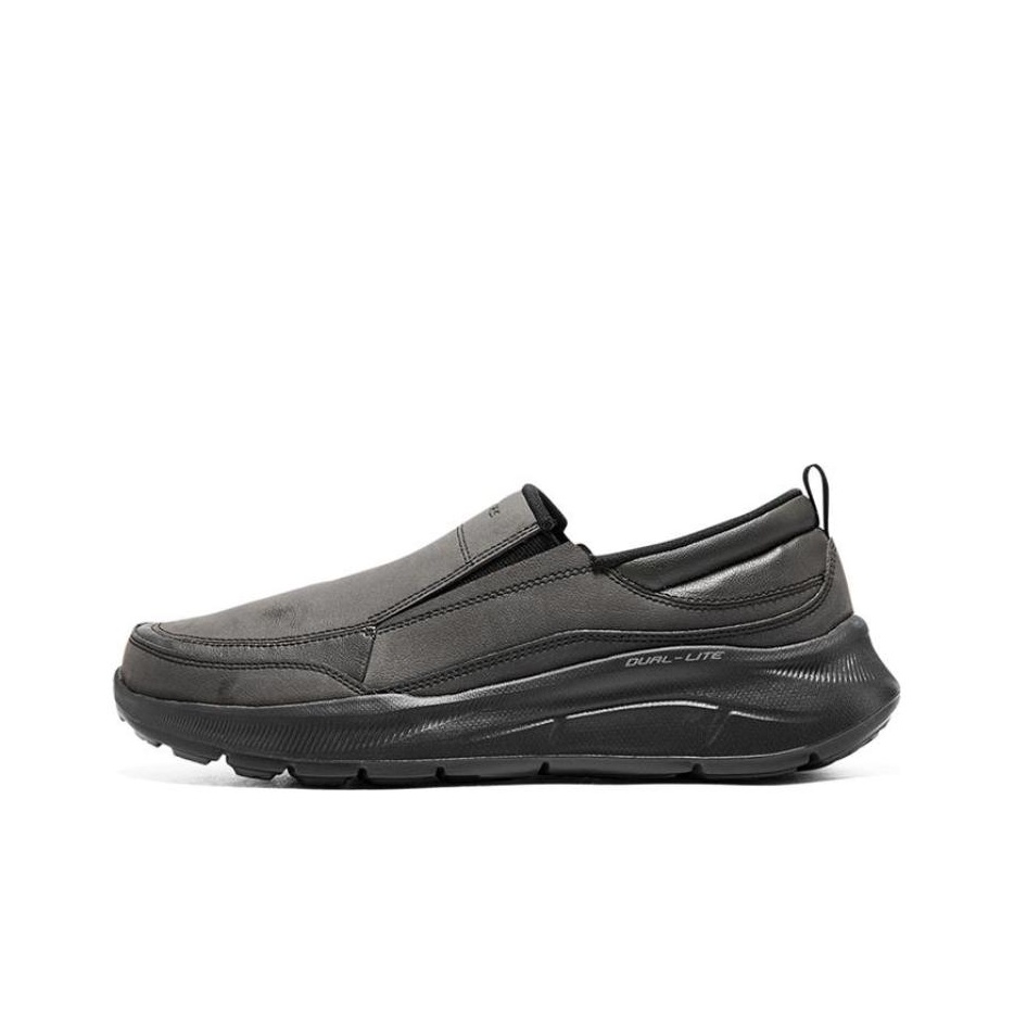 Men Shoes Black - Skechers Equalizer 5.0 Sentetik Deri Slip-on