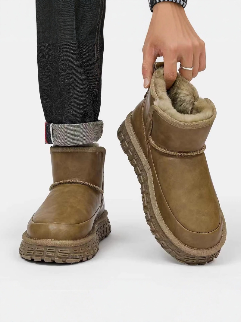 Men Shoes China - Kuzeydoğu Çin Kışlık Kalınlaştırılmış Polar Astarlı