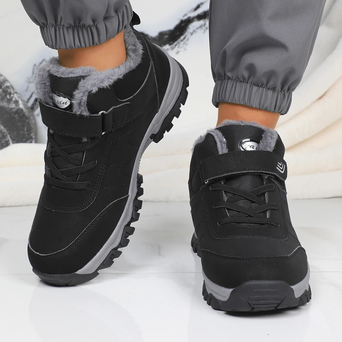 Hiking Boot Waterproof - Kışlık Erkek Botları Yüksek Kaliteli Sıcak