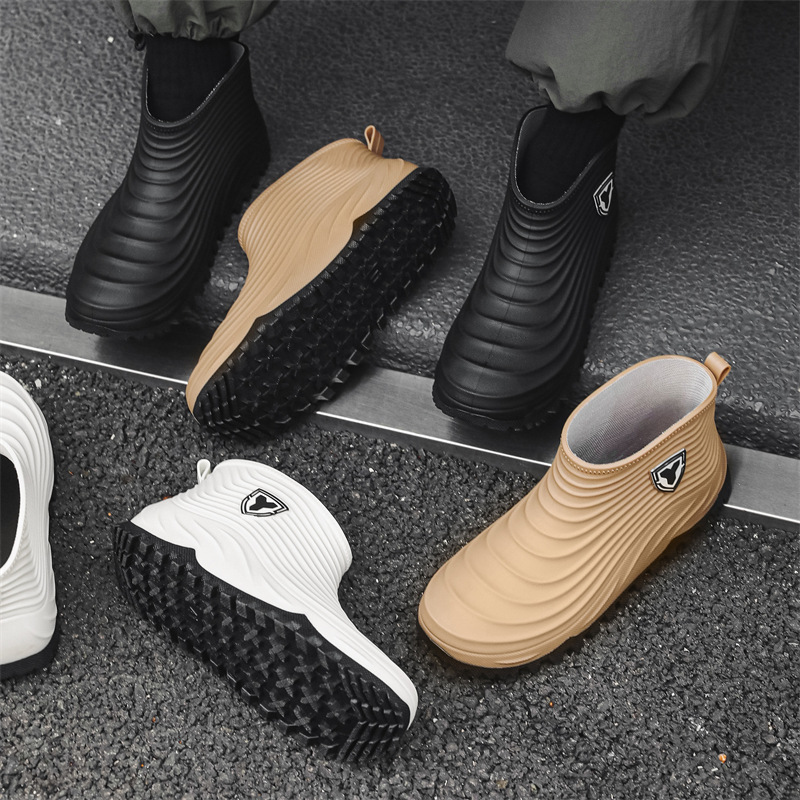 Men'S Shoes Water Resistant - Erkek yağmur ayakkabıları moda su geçirmez