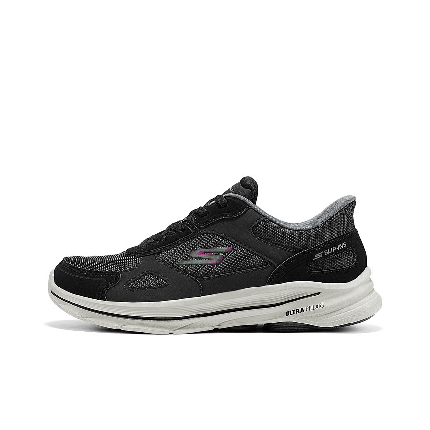 Men Shoes Black - Skechers Go Walk 8 Hafif Alçak