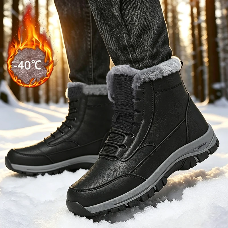 Hiking Boot Waterproof - Yüksek Kaliteli Sıcak Erkek Kar Botları