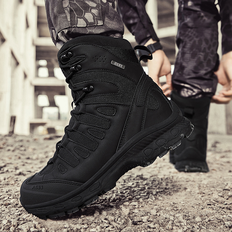 Hiking Boot Waterproof - Yeni Erkekler Taktik Bot Askeri Marka