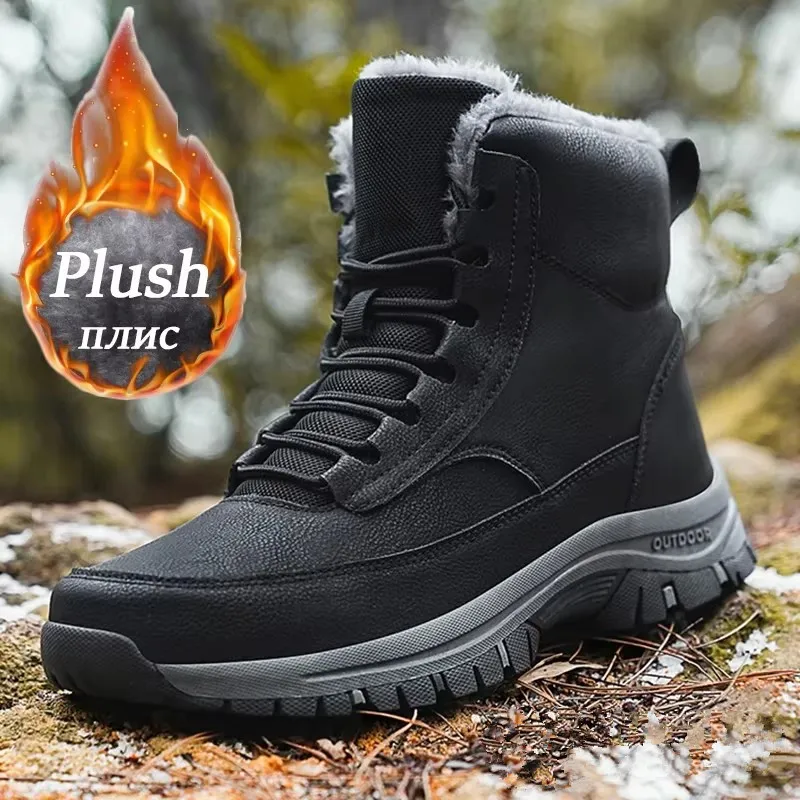 Hiking Boot Waterproof - Yeni Erkek Kışlık Kar Botları Su