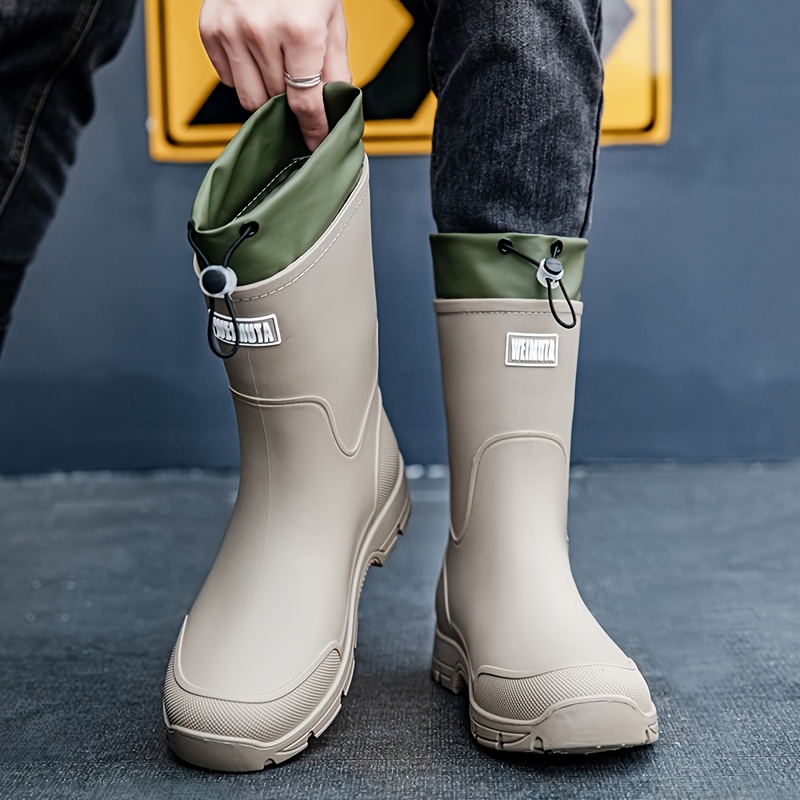 Men'S Shoes Water Resistant - Erkekler için su geçirmez yağmur botları,
