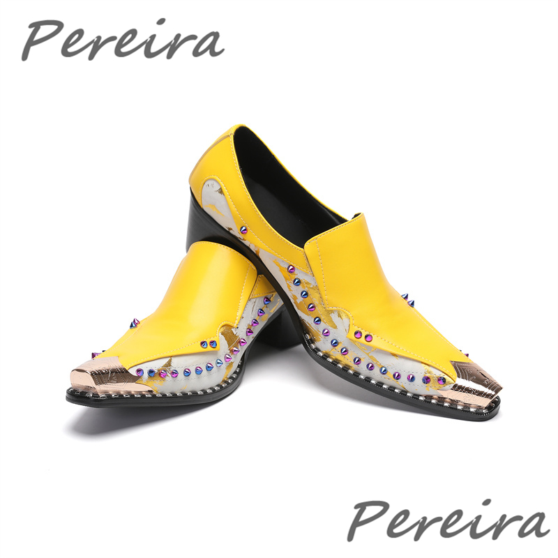 Renkli Rhinestone Sarı Mor Kar - Men Shoes Yellow incelemesi ve fiyatı