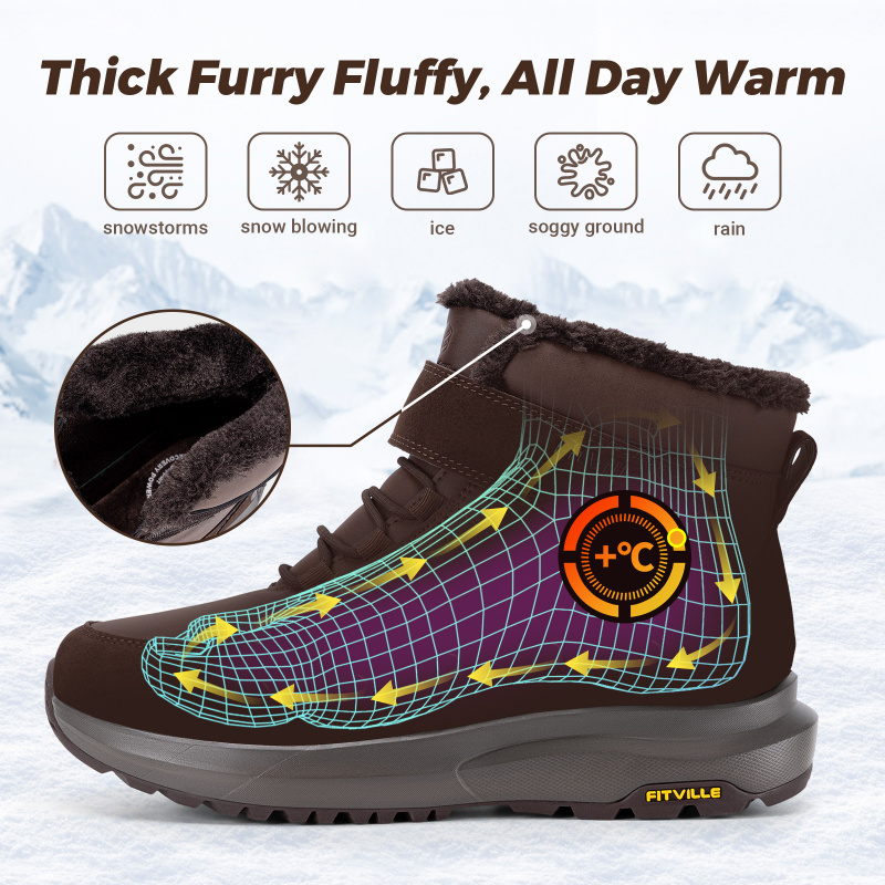 FitVille Erkek Kışlık Botları  - Men'S Shoes Water Resistant incelemesi ve fiyatı