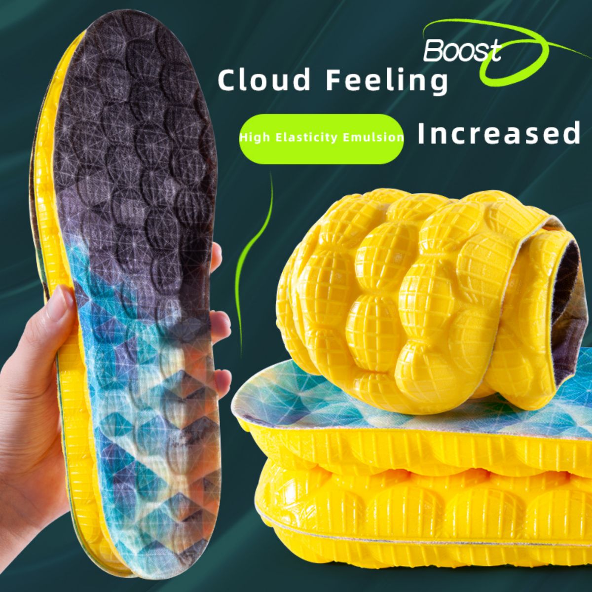 1 çift 4D Bulut Technologyt Yü - Men Shoes Yellow incelemesi ve fiyatı