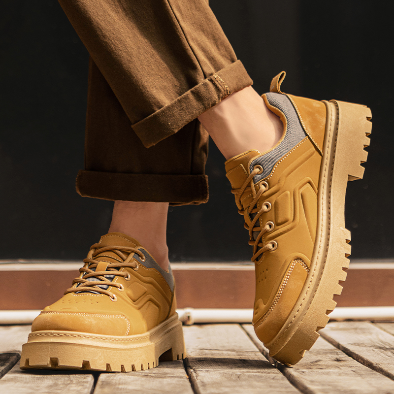 2025 Erkek Sonbahar Yeni Moda  - Men Shoes Yellow incelemesi ve fiyatı