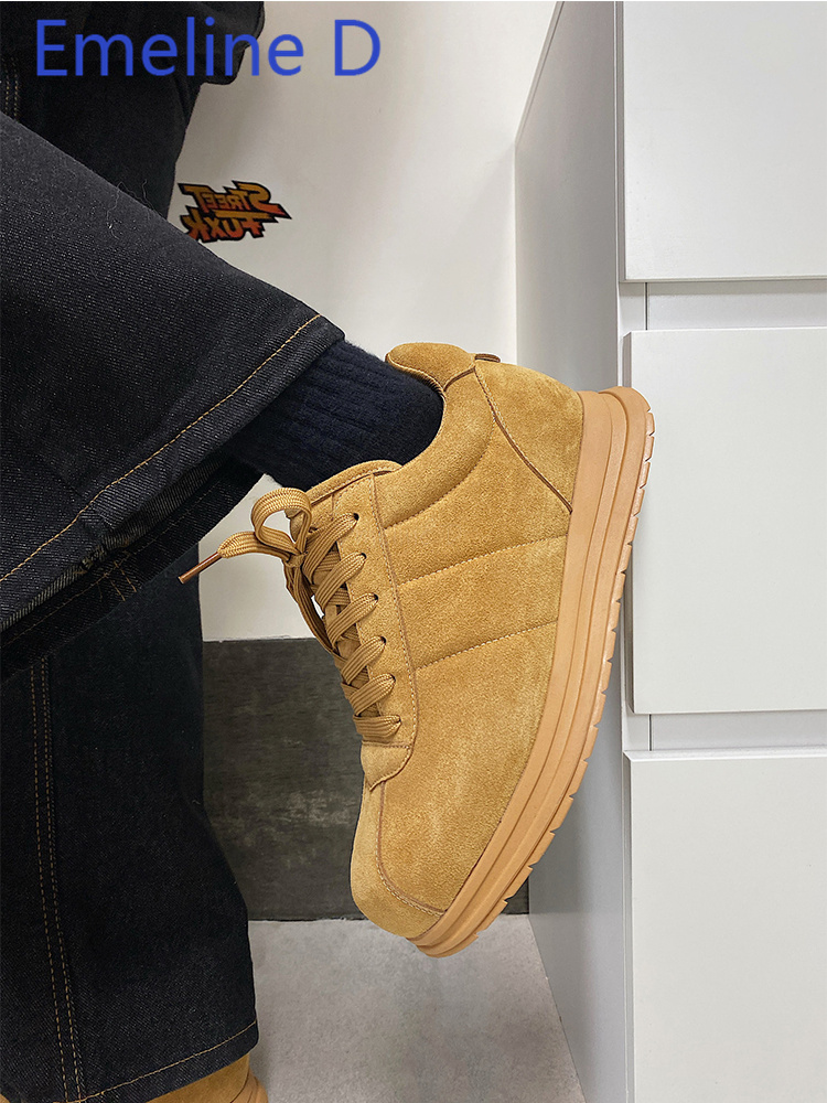 Sarı Kalın Tabanlı Bağcıklı Ek - Men Shoes Yellow incelemesi ve fiyatı