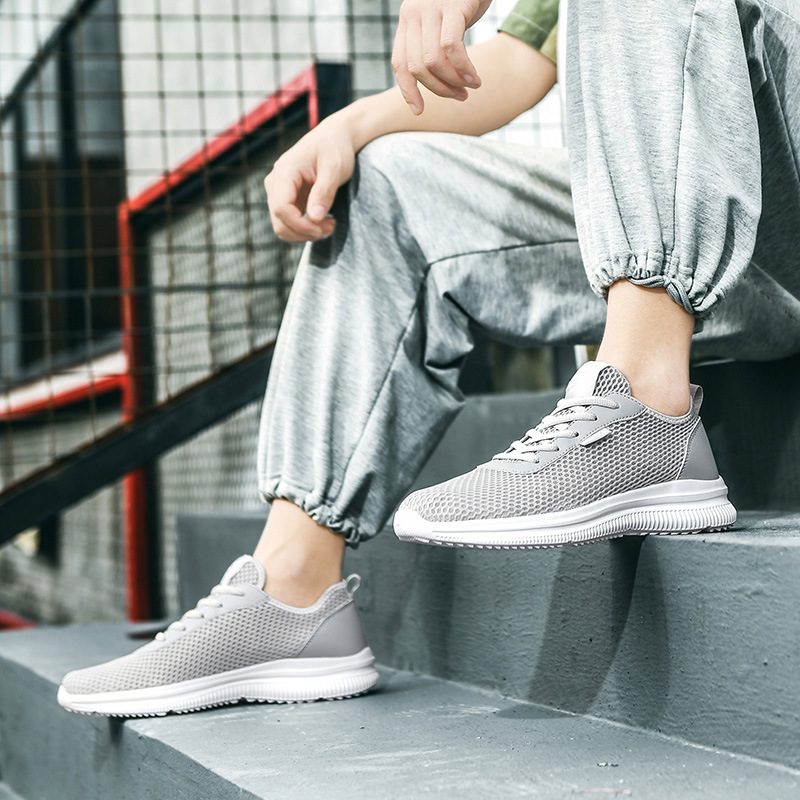 Örgü erkek ayakkabısı dantel-u - Mesh Trainer Breathable incelemesi ve fiyatı