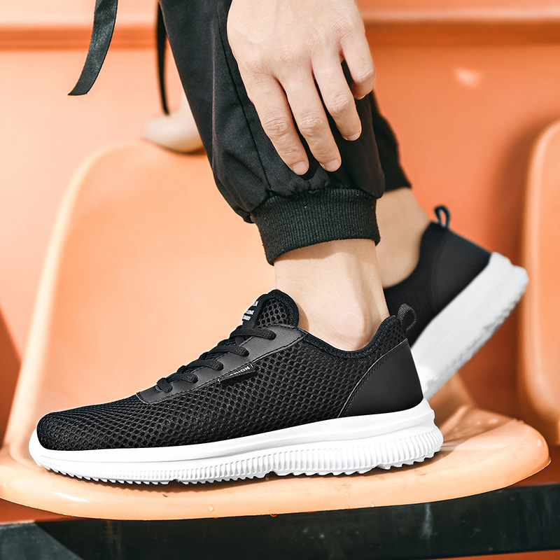 Örgü erkek ayakkabısı dantel-u - Mesh Trainer Breathable incelemesi ve fiyatı