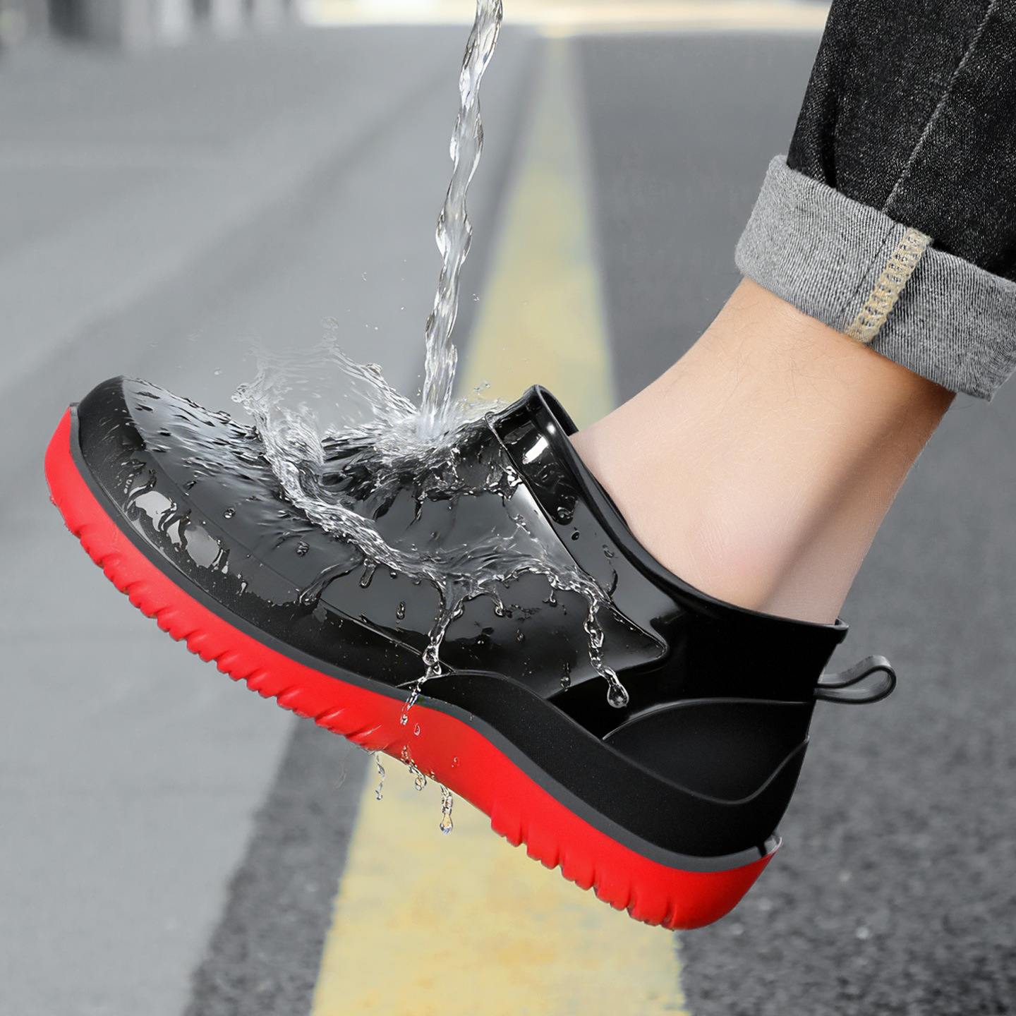 Yağmur botları erkek su geçirm - Men'S Shoes Water Resistant incelemesi ve fiyatı